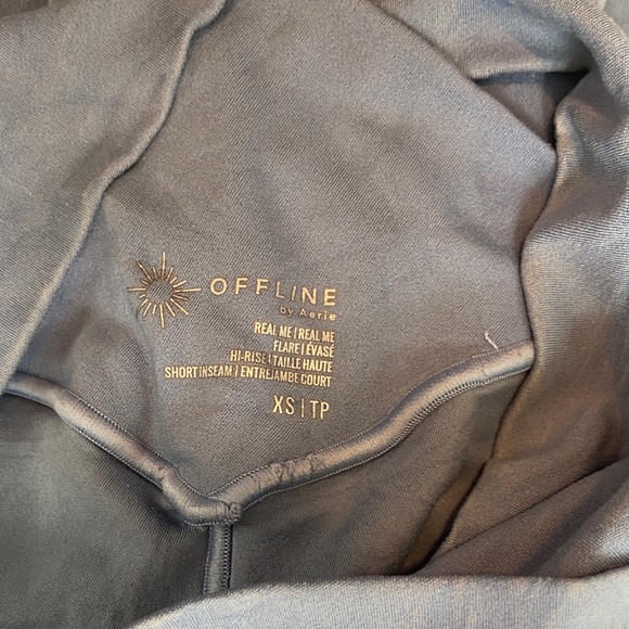 Aerie Real Me Double Crossover Flared Pants and Crop Top Set - Picture 5 of 15